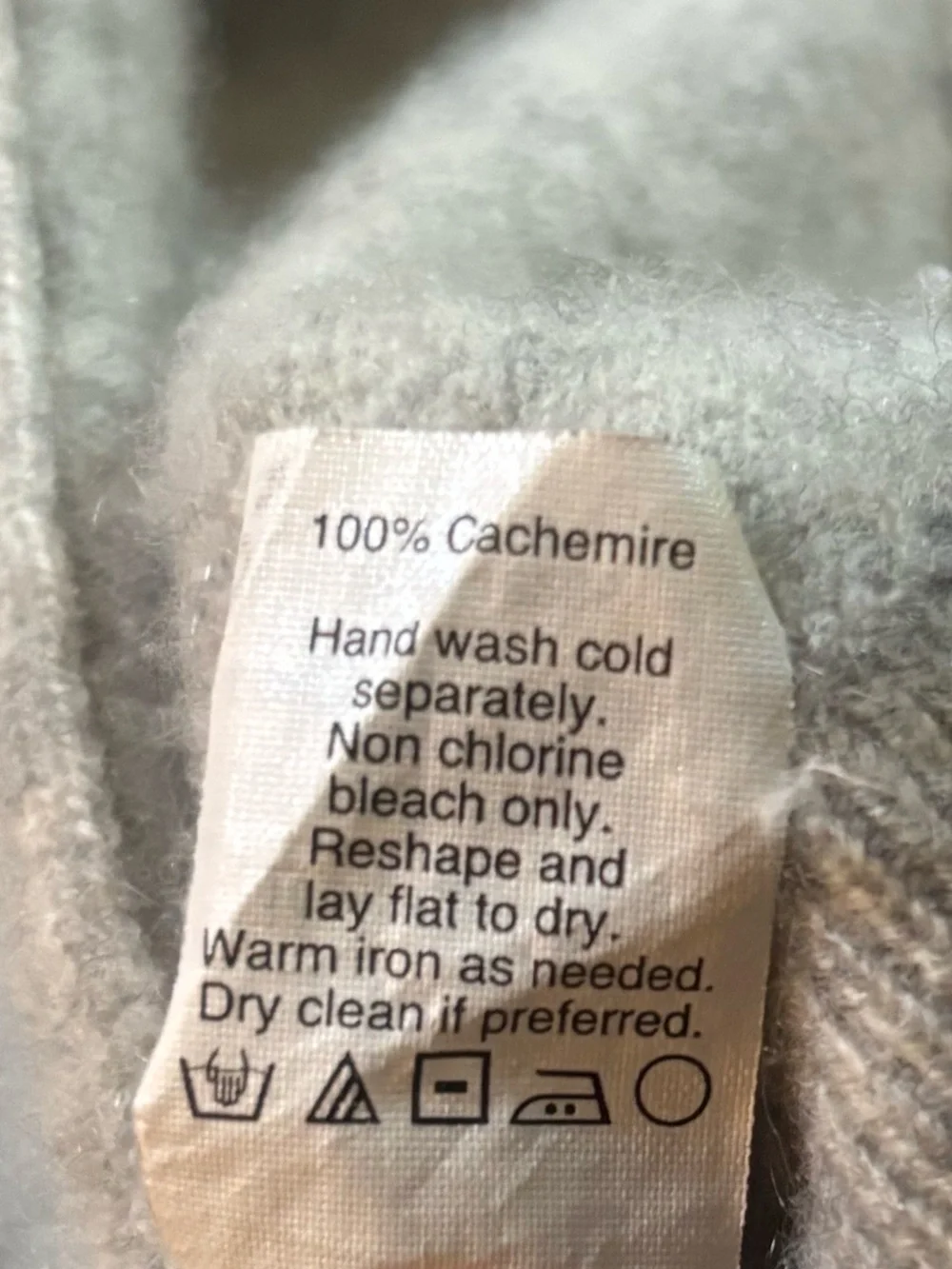 Light Grey Italian Cashmere Sweater